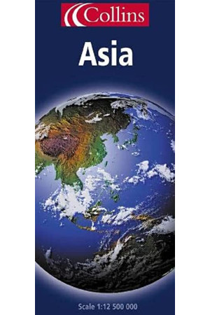 Collins. Map of Asia* -  | Litterula