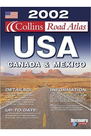 Collins. Road Atlas of USA, Canada & Mexico 2002* - Pasaulio pažinimas | Litterula
