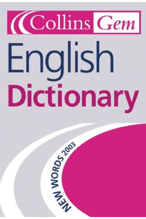 Collins English Dictionary Gem* - Žodynai leisti užsienyje | Litterula