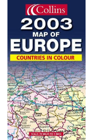 Collins. Map of Europe 2003* - Pasaulio pažinimas | Litterula