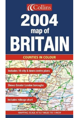 Collins. Map of Britain 2004* -  | Litterula