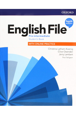 English File 4th Ed. Pre-Int. A2/B1 SB + Online Practice - English File 4th Ed. | Litterula