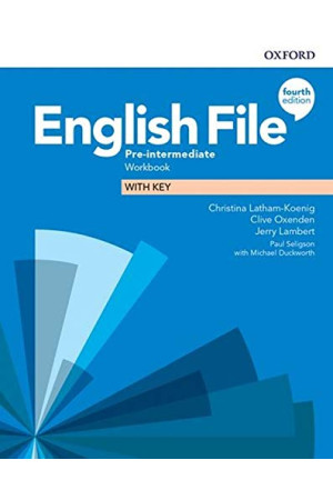 English File 4th Ed. Pre-Int. A2/B1 WB + Key - English File 4th Ed. | Litterula