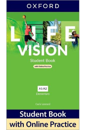 Life Vision Elem. A1/A2 SB + Online Practice (vadovėlis) - Life Vision | Litterula