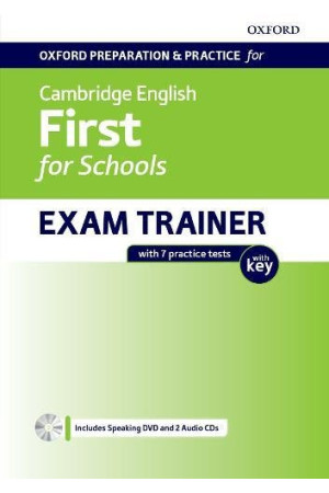 OP&P for C.E. B2 First for Schools Exam Trainer Book + Key & Tests - FCE EXAM (B2) | Litterula