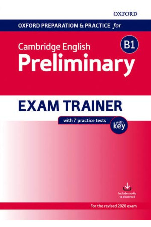 OP&P for C.E. B1 Preliminary Exam Trainer Book + Key & Tests - PET EXAM (B1) | Litterula