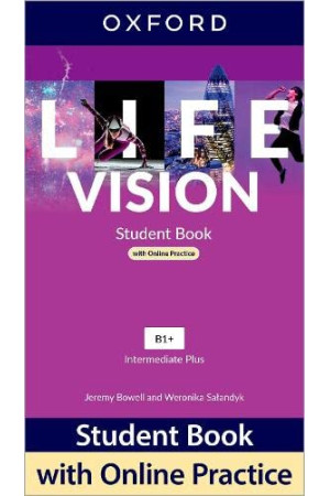 Life Vision Int. Plus B1+ SB + Online Practice (vadovėlis) - Life Vision | Litterula