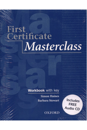 FC Masterclass Workbook + Key & Audio CD (pratybos)* - FCE EXAM (B2) | Litterula