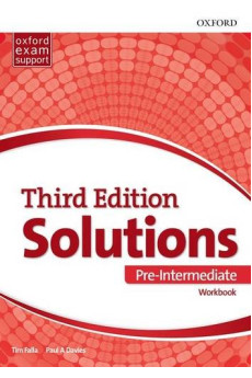 Solutions 3rd Ed. Pre-Int. A2/B1 Workbook (pratybos)