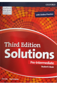 Solutions 3rd Ed. Pre-Int. A2/B1 Student's Book with Online Practice