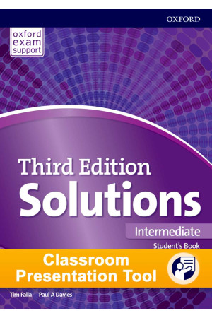 Solutions 3rd Ed. Int. B1/B2 Classroom Presentation Tool Code SB + WB - Solutions 3rd Ed. | Litterula