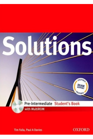 Solutions Pre-Int. SB + Multi-ROM (vadovėlis)* - Solutions | Litterula