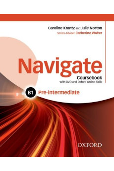 Navigate Pre-Int. B1 Coursebook + DVD Video & eBook