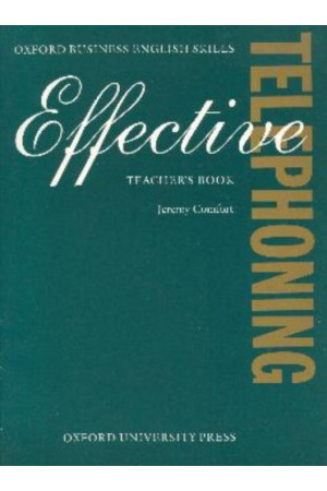 Effective Telephoning Teacher s Book* - Įvairių profesijų | Litterula