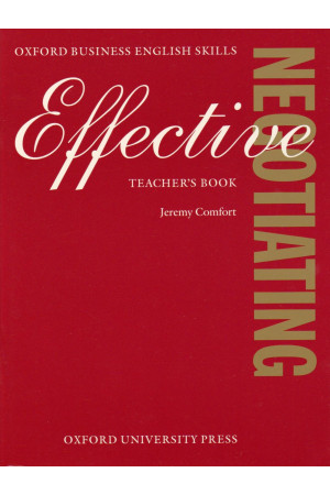Effective Negotiating Teacher s Book* - Įvairių profesijų | Litterula
