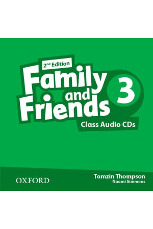 Family & Friends 2nd Ed. 3 Class Audio CDs - Family & Friends 2nd Ed. | Litterula