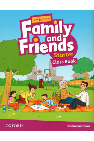 Family & Friends 2nd Ed. Starter Class Book with Online Play (vadovėlis) - Family & Friends 2nd Ed. | Litterula