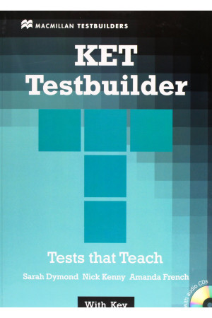 Testbuilder KET for Schools Book + Key & Audio CDs* - KET EXAM (A2) | Litterula