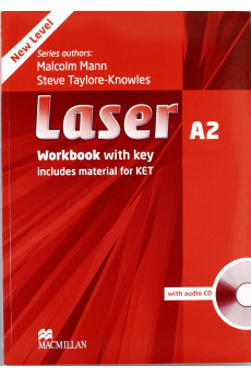 Laser 3rd Ed. A2 Workbook + Key & CD (pratybos)*