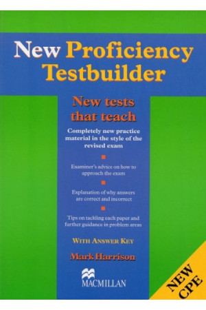 Testbuilder Proficiency 1st Ed. Book + Key* - CPE EXAM (C2) | Litterula