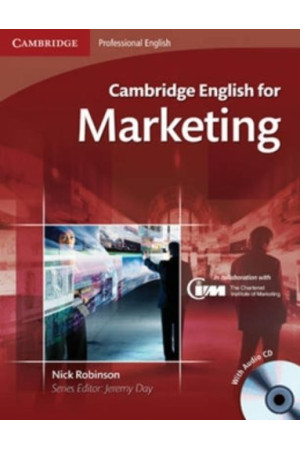 Cambridge English for Marketing Book + Audio CD* - Įvairių profesijų | Litterula