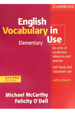 English Vocabulary in Use 2nd Ed. Elem. Book + Key* - Žodyno lavinimas | Litterula