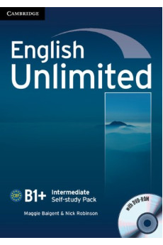 English Unlimited Int. B1+ Self-study Pack + DVD-ROM*