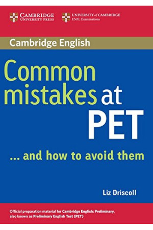 Common Mistakes at PET... and how to avoid them Book* - PET EXAM (B1) | Litterula