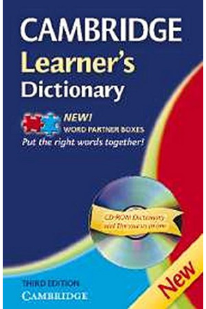 Cambridge Learner s Dictionary 3rd Ed. + CD-ROM* - Žodynai leisti užsienyje | Litterula