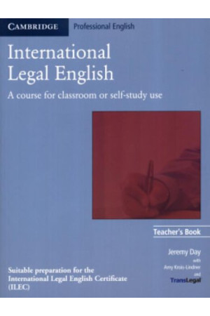 International Legal English Teacher s Book* - Įvairių profesijų | Litterula