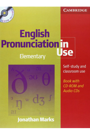English Pronunc. in Use Elem. Book + Key & CD-ROM/CD* - Klausymas/kalbėjimas | Litterula