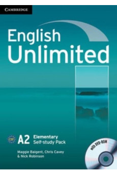 English Unlimited Elem. A2 Self-study Pack + DVD-ROM*