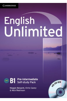 English Unlimited Pre-Int. B1 Self-study Pack + DVD-ROM*