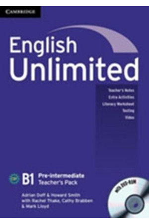 English Unlimited Pre-Int. B1 TB + DVD-ROM* - English Unlimited | Litterula