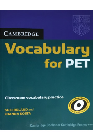 Cambridge Vocabulary for PET no Key* - PET EXAM (B1) | Litterula