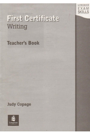 LES First Certificate Writing Teacher s Book* - Rašymas | Litterula