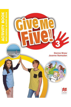 Give Me Five! 3 Activity Book + Digital AB (pratybos) - Give Me Five! | Litterula