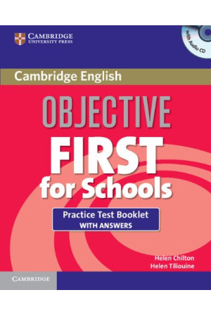 Objective First for Schools 3rd Ed. Test Booklet + Key & CD - FCE EXAM (B2) | Litterula