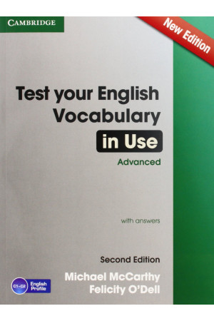 Test Your English Vocabulary in Use Adv. 2nd Ed. Book + Key* - Žodyno lavinimas | Litterula