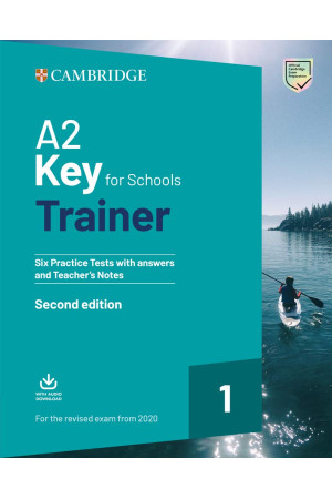 Trainer 1 Key for Schools A2 Tests + Key, TB Notes & Audio Online* - KET EXAM (A2) | Litterula