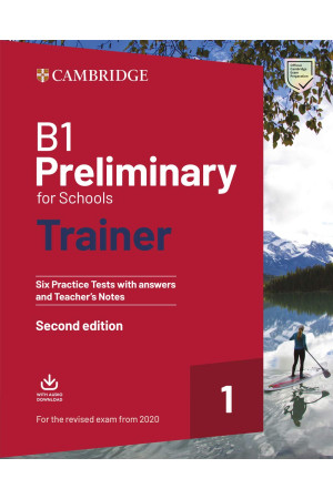 Trainer 1 Preliminary for Schools B1 Tests + Key, TB Notes & Audio Online* - PET EXAM (B1) | Litterula