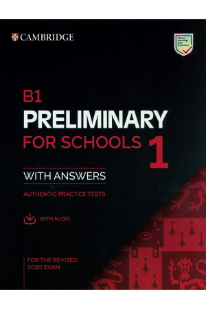 B1 Preliminary for Schools 1 Book + Key, Resource Bank & Audio Online - PET EXAM (B1) | Litterula