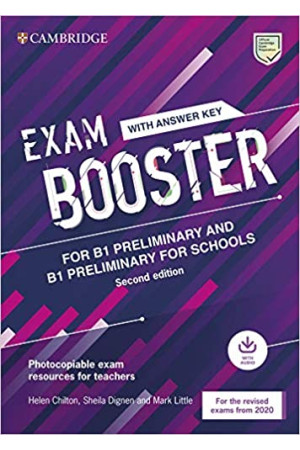 Exam Booster for B1 Preliminary /for Schools/ 2nd Ed. Book + Key & Audio Online* - PET EXAM (B1) | Litterula