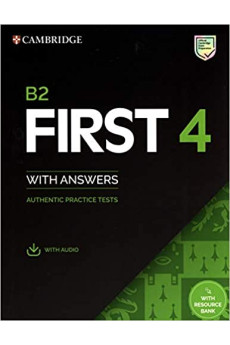 B2 First 4 Book + Key, Resource Bank & Audio Online