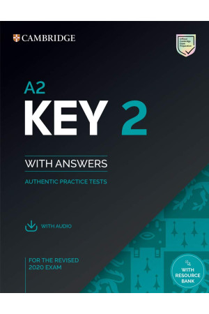 A2 Key 2 Book + Key, Resource Bank & Audio Online - KET EXAM (A2) | Litterula