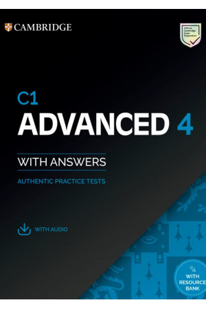 C1 Advanced 4 Book + Key, Resource Bank & Audio Online - CAE EXAM (C1) | Litterula