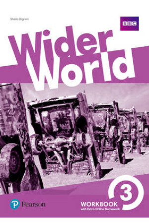 Wider World 3 WB & Extra Online Homework (pratybos)* - Wider World | Litterula