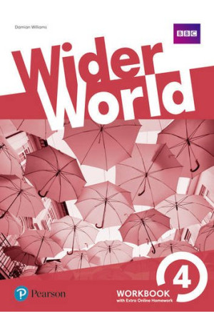 Wider World 4 WB & Extra Online Homework (pratybos)* - Wider World | Litterula