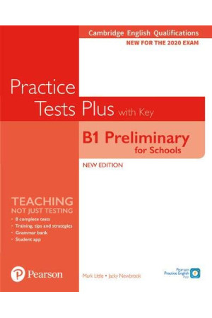 CEQ B1 Preliminary for Schools Practice Tests Plus + Key & Student s eBook - PET EXAM (B1) | Litterula