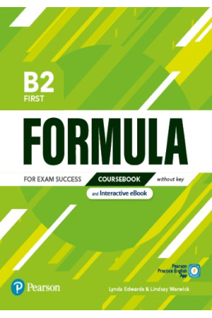 Formula B2 First SB No Key + Interactive eBook (vadovėlis) - Formula | Litterula